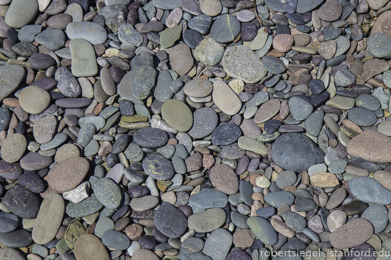 colorful stone beach